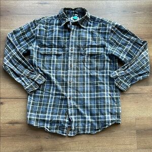 Carhartt Flannel Button-Up Shirt ! Large
